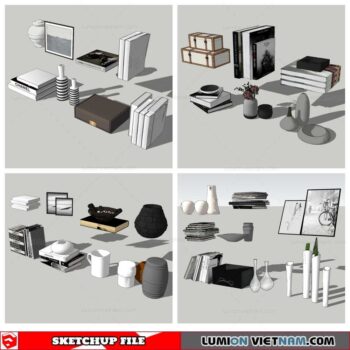 Decor On Self - Sketchup Models By Nha Tay