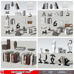 Decor On Self - Sketchup Models By Nha Tay