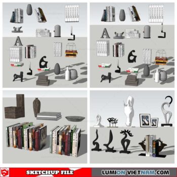 Decor On Self - Sketchup Models By Nha Tay