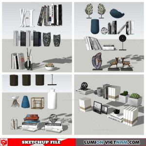 Decor On Self - Sketchup Models By Nha Tay