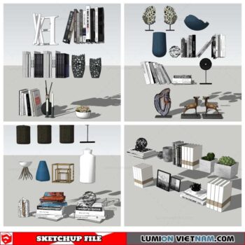 Decor On Self - Sketchup Models By Nha Tay