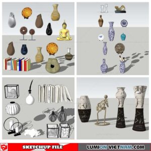 Decor On Self - Sketchup Models By Nha Tay