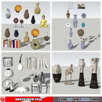 Decor On Self - Sketchup Models By Nha Tay