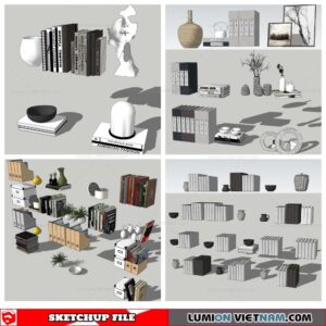 Decor On Self - Sketchup Models By Nha Tay