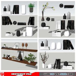 Decor On Self - Sketchup Models By Nha Tay