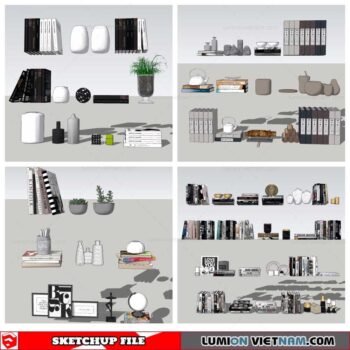 Decor On Self - Sketchup Models By Nha Tay