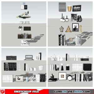 Decor On Self - Sketchup Models By Nha Tay
