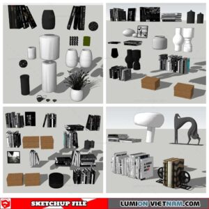 Decor On Self - Sketchup Models By Nha Tay