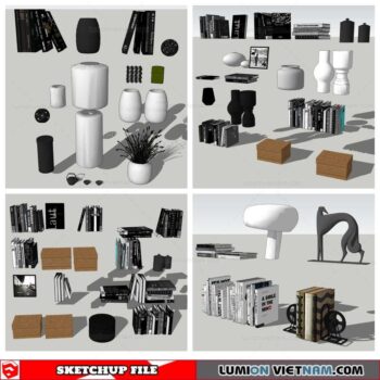 Decor On Self - Sketchup Models By Nha Tay