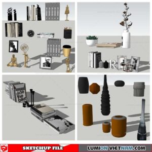 Decor On Self - Sketchup Models By Nha Tay