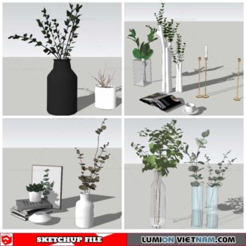 Plant Decor - Sketchup Models By Nha Tay