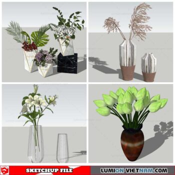 Plant Decor - Sketchup Models By Nha Tay