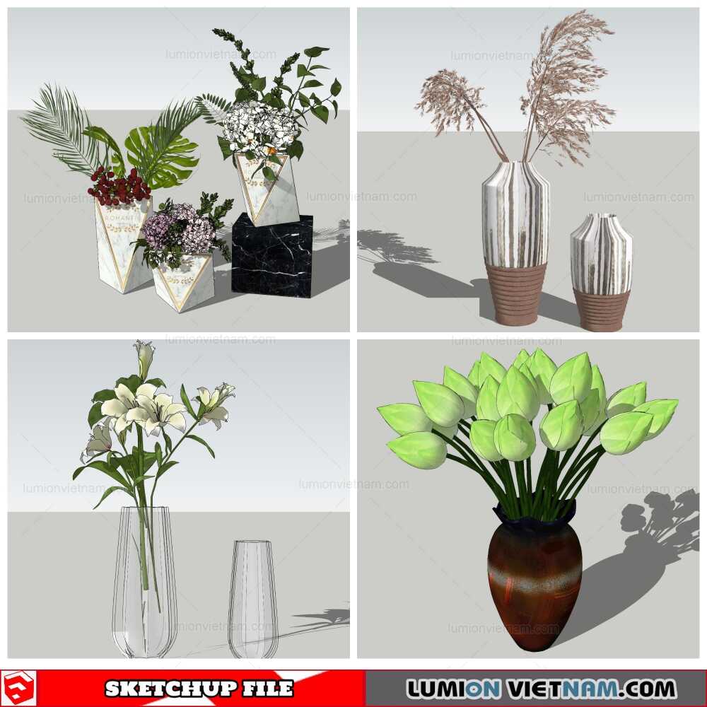 111021-Plant-Decor-(10)-Sketchup-Models
