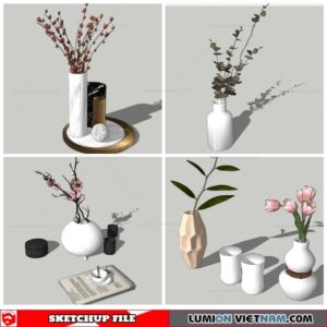 Plant Decor - Sketchup Models By Nha Tay