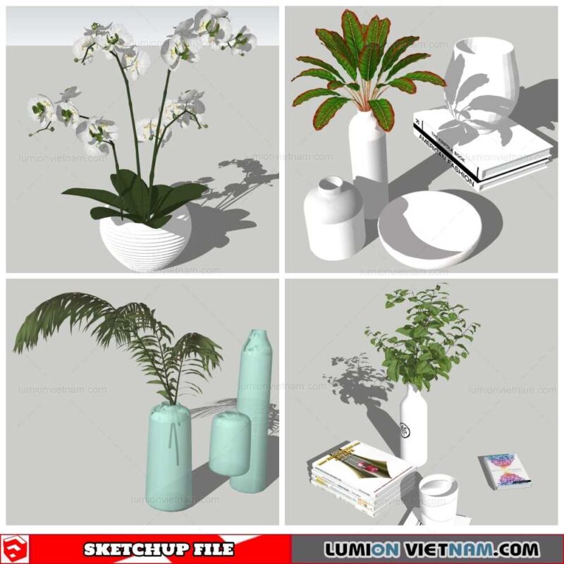 Plant Decor - Sketchup Models By Nha Tay