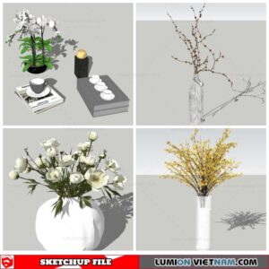 Plant Decor - Sketchup Models By Nha Tay