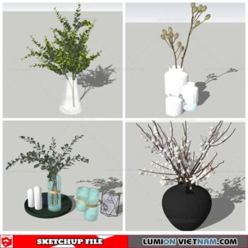 Plant Decor - Sketchup Models By Nha Tay