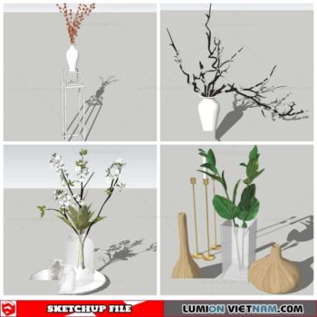 Plant Decor - Sketchup Models By Nha Tay
