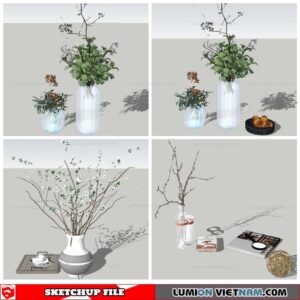 Plant Decor - Sketchup Models By Nha Tay