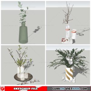 Plant Decor - Sketchup Models By Nha Tay