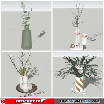 Plant Decor - Sketchup Models By Nha Tay