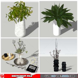 Plant Decor - Sketchup Models By Nha Tay