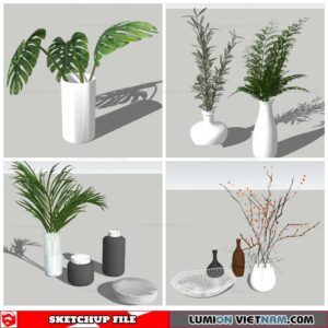 Plant Decor - Sketchup Models By Nha Tay