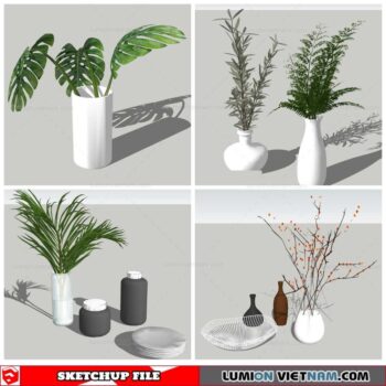 Plant Decor - Sketchup Models By Nha Tay