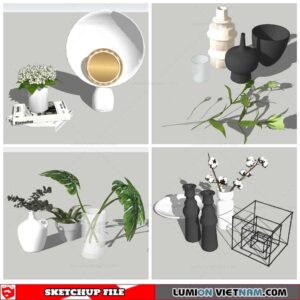 Plant Decor - Sketchup Models By Nha Tay
