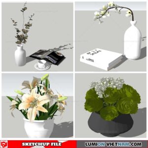 Plant Decor - Sketchup Models By Nha Tay