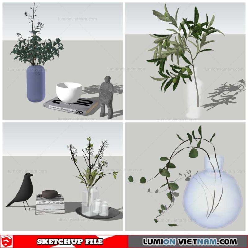 Plant Decor - Sketchup Models By Nha Tay