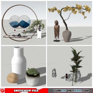 Plant Decor - Sketchup Models By Nha Tay