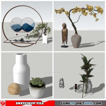 Plant Decor - Sketchup Models By Nha Tay