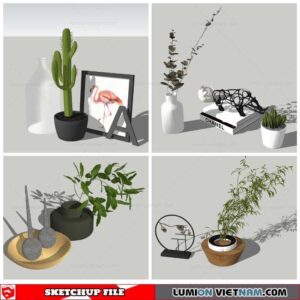 Plant Decor - Sketchup Models By Nha Tay