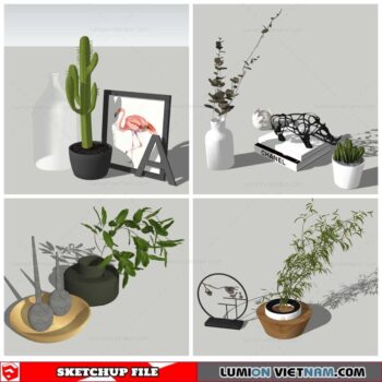 Plant Decor - Sketchup Models By Nha Tay