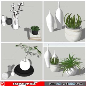 Plant Decor - Sketchup Models By Nha Tay