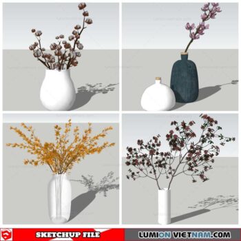 Plant Decor - Sketchup Models By Nha Tay