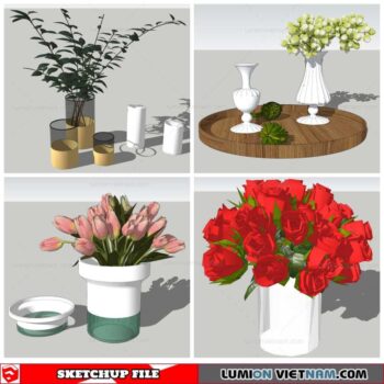 Plant Decor - Sketchup Models By Nha Tay