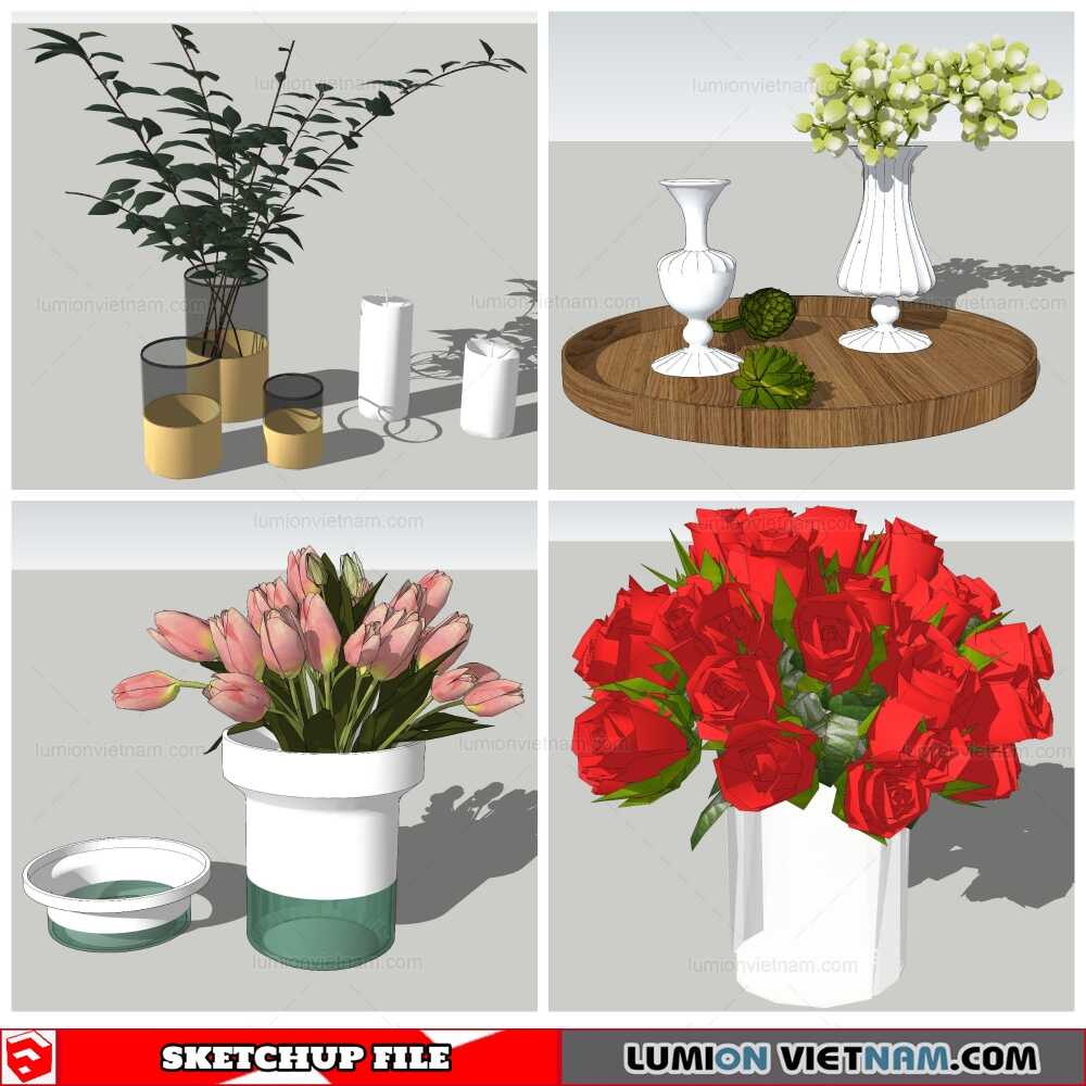 111021-Plant-Decor-(6)-Sketchup-Models