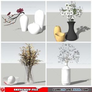Plant Decor - Sketchup Models By Nha Tay