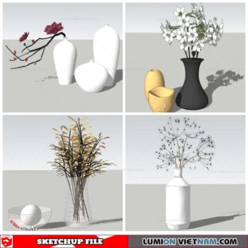 Plant Decor - Sketchup Models By Nha Tay