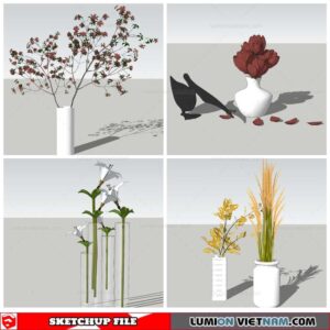Plant Decor - Sketchup Models By Nha Tay