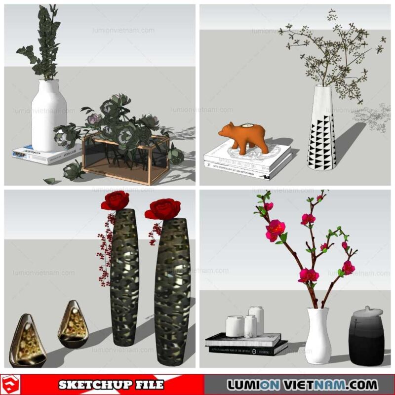 Plant Decor - Sketchup Models By Nha Tay