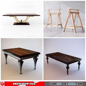 Tables - Sketchup Models By Minh Nguyen