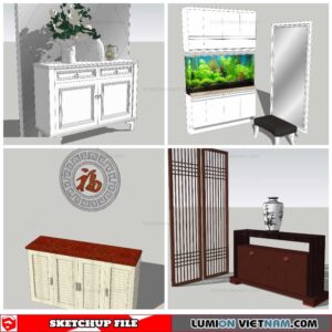 Sideboard - Sketchup Models By Nha Tay