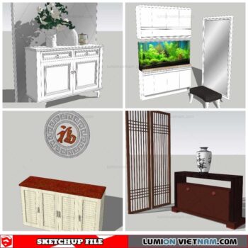 Sideboard - Sketchup Models By Nha Tay