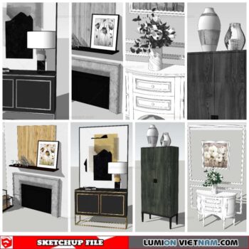 Sideboard - Sketchup Models By Nha Tay