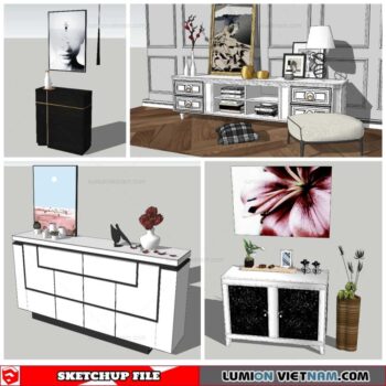Sideboard - Sketchup Models By Nha Tay