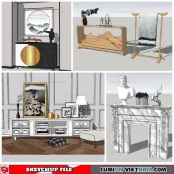Sideboard - Sketchup Models By Nha Tay