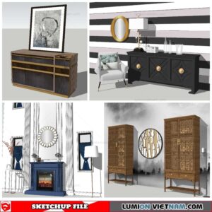 Sideboard - Sketchup Models By Nha Tay